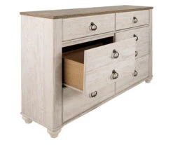 Willowton Whitewash Dresser -Home Furniture 810406133 7