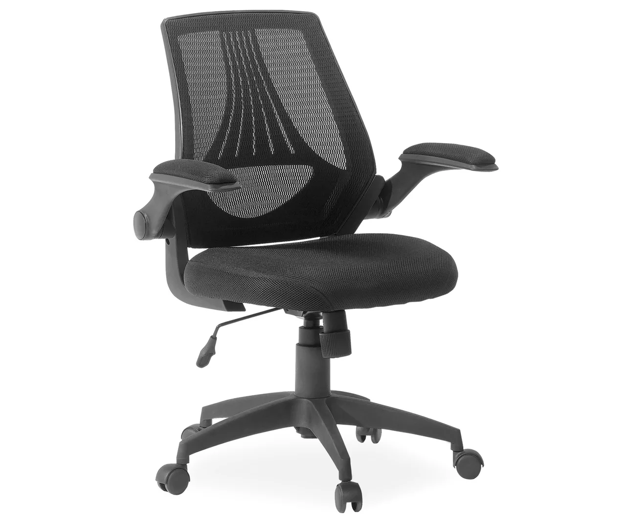 Black Mesh Office Chair 4 Black Mesh Office Chair - Image 2