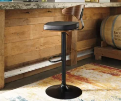Bellatier Brown Low Back Adjustable Height Barstool 8 Bellatier Brown Low Back Adjustable Height Barstool -Home Furniture 810409020