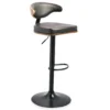 Bellatier Brown Low Back Adjustable Height Barstool 2 Bellatier Brown Low Back Adjustable Height Barstool -Home Furniture 810409020 4