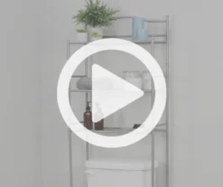 Polished Pewter Over-the-Toilet Space Saver -Home Furniture 810418048 V0