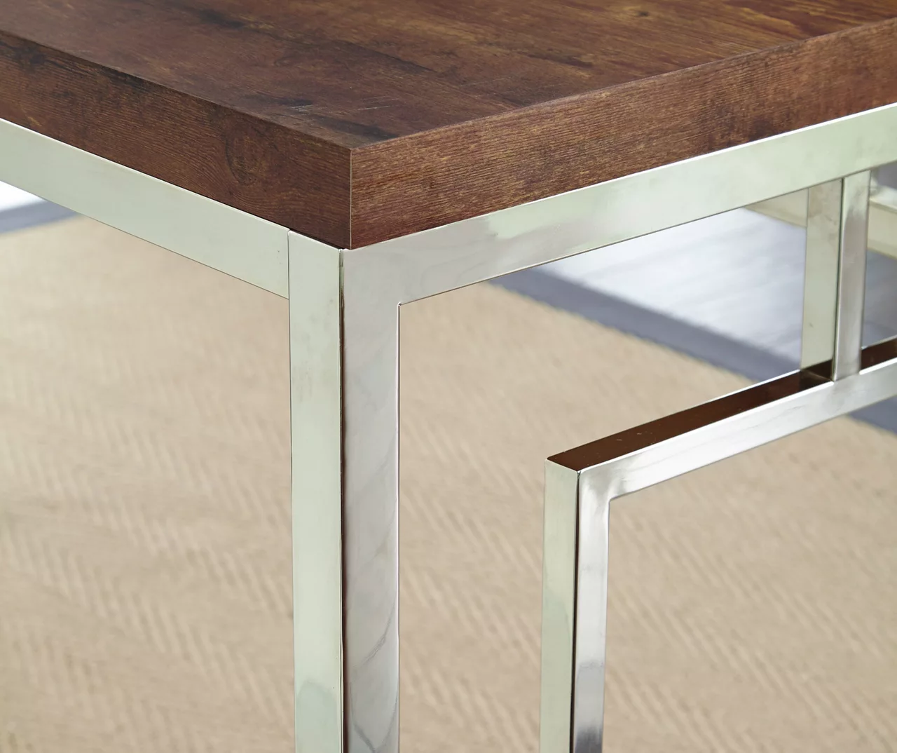 Alize Chrome Geometric Desk 9 Alize Chrome Geometric Desk - Image 7