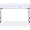 Alize Chrome Geometric Desk -Home Furniture 810422877 2