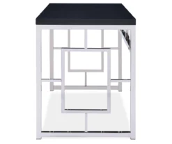 Alize Chrome Geometric Desk 21 Alize Chrome Geometric Desk -Home Furniture 810422879 3