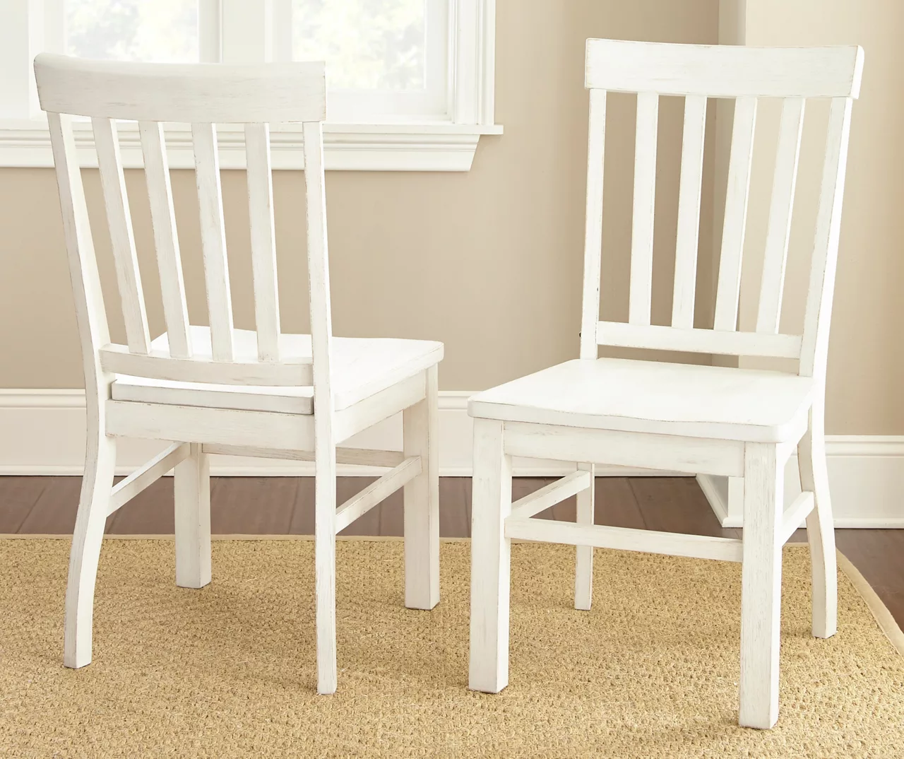 Cayla White Dining Chairs, 2-Pack 3 Cayla White Dining Chairs, 2-Pack