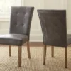 Debby Gray Upholstered Dining Chairs, 2-Pack 1 Debby Gray Upholstered Dining Chairs, 2-Pack -Home Furniture 810422979 1