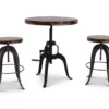 Sparrow Round Adjustable-Height Crank Table -Home Furniture 810423024 810423025