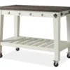 Cayla Two-Tone Rolling Kitchen Cart -Home Furniture 810423038 3