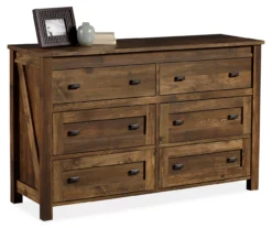 Century Lane Rustic Brown 6-Drawer Dresser -Home Furniture 810434140 2