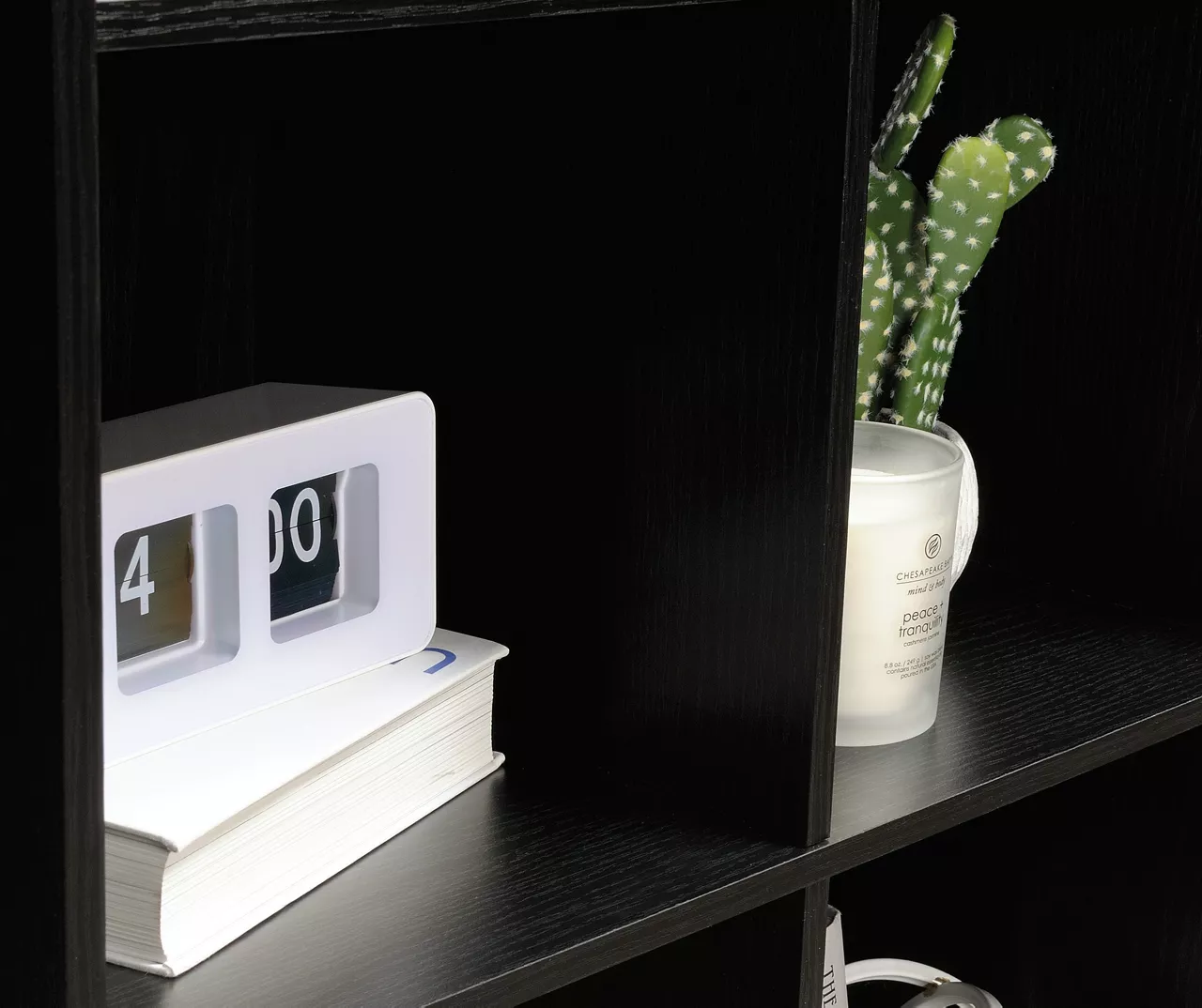 Black Oak 6-Cube Storage Organizer 6 Black Oak 6-Cube Storage Organizer - Image 4