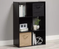Black Oak 6-Cube Storage Organizer 11 Black Oak 6-Cube Storage Organizer -Home Furniture 810435811 7