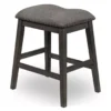 Raleigh Gray Backless Upholstered Pub Stools, 2-Pack -Home Furniture 810451169