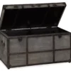 Amsel Gray Storage Trunk -Home Furniture 810458018 2