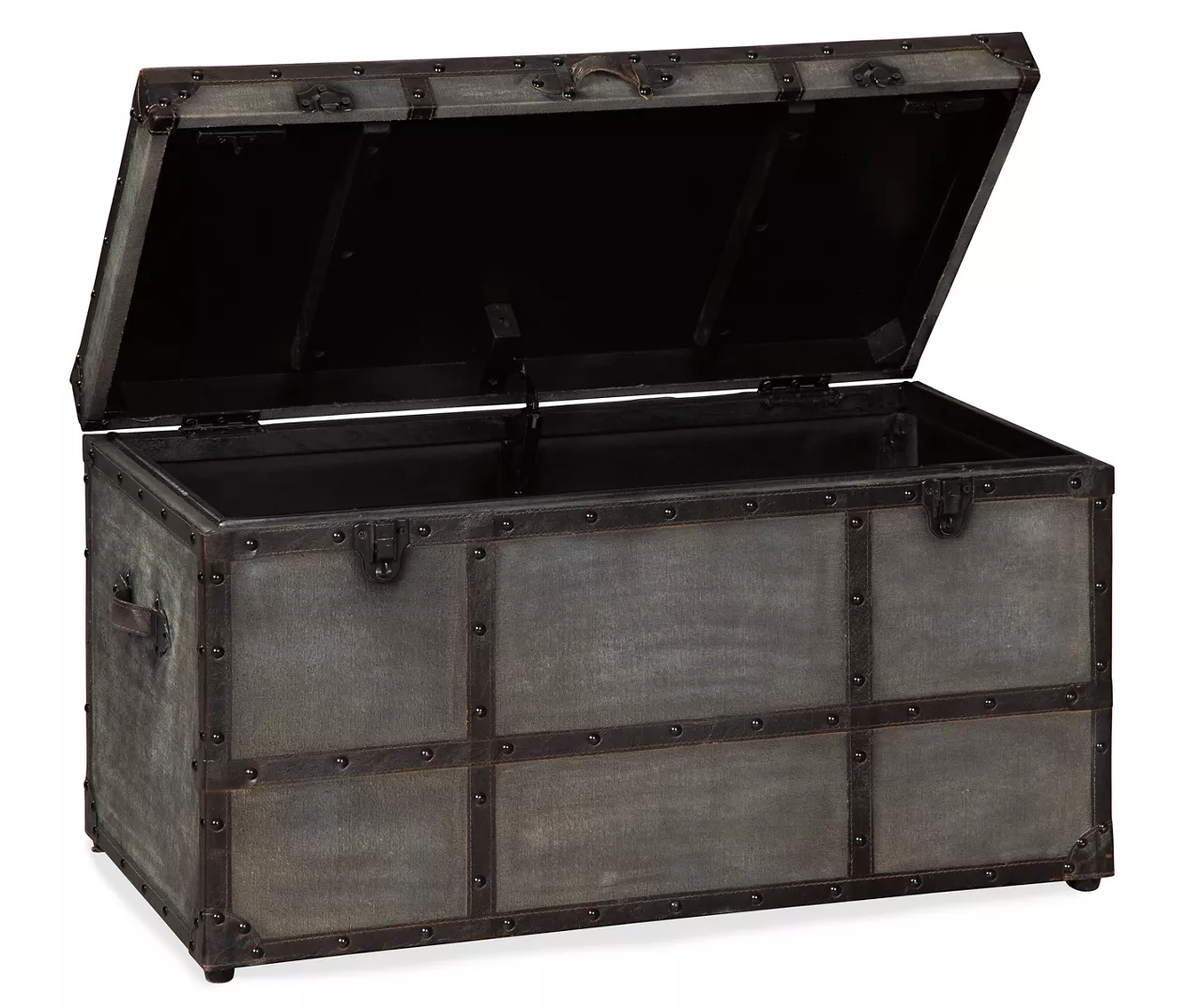 Amsel Gray Storage Trunk 3 Amsel Gray Storage Trunk
