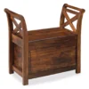 Abbonto Warm Brown Bench -Home Furniture 810458149 1