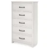 Duncan Ivory Oak 5-Drawer Dresser 2 Duncan Ivory Oak 5-Drawer Dresser -Home Furniture 810464951 2
