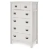 Deveronne Ivory Oak 5-Drawer Dresser -Home Furniture 810464955 3
