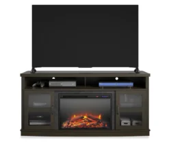 63" Rollins Espresso Electric Fireplace Console 7 63" Rollins Espresso Electric Fireplace Console -Home Furniture 810464962 2