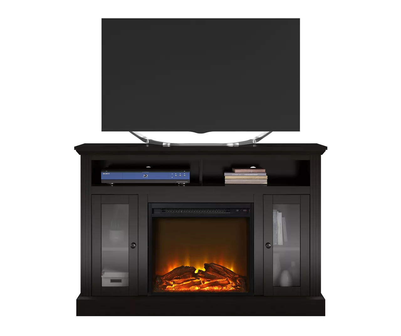 47" Grandcastle Espresso Electric Fireplace Console 4 47" Grandcastle Espresso Electric Fireplace Console - Image 2