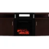 63" Bridgeport Cherry Electric Fireplace Console 2 63" Bridgeport Cherry Electric Fireplace Console -Home Furniture 810464968 6