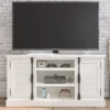 Lancaster White Shutter TV Stand -Home Furniture 810464994 2
