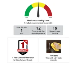 Lancaster White Shutter TV Stand -Home Furniture 810464994 6