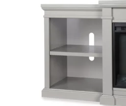 65" Wilton Gray Electric Fireplace Console -Home Furniture 810465000 5