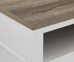 54" Bridgeport White Glass Door Electric Fireplace Console 9 54" Bridgeport White Glass Door Electric Fireplace Console -Home Furniture 810465026 6