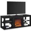 59" Roxbury Black Electric Fireplace Console 1 59" Roxbury Black Electric Fireplace Console -Home Furniture 810465038 2
