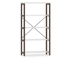 Farmhouse 5-Tier Bookshelf 7 Farmhouse 5-Tier Bookshelf -Home Furniture 810465179 3