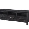Black 3-Drawer TV Stand -Home Furniture 810469707 2