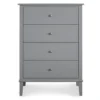 Somerville Gray 4-Drawer Dresser -Home Furniture 810498832 1