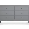 Somerville Gray 6-Drawer Dresser 2 Somerville Gray 6-Drawer Dresser -Home Furniture 810498835 1