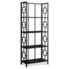 Black Square 4-Shelf Bookcase -Home Furniture 810502794 2