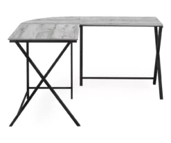 Monarch X Leg L-Shaped Corner Desk 36 Monarch X Leg L-Shaped Corner Desk -Home Furniture 810502797 5