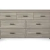 Silverton Oak 7-Drawer Dresser -Home Furniture 810504711 2