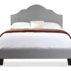 Lombard Light Gray Queen Upholstered Bed -Home Furniture 810507931 1