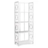 White Square 4-Shelf Open Bookcase -Home Furniture 810512949 2