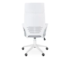 White & Gray Executive Office Chair -Home Furniture 810512972 6
