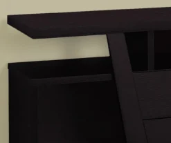 60" Espresso 2-Drawer TV Stand -Home Furniture 810512982 4