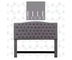 Gray Celeste Upholstered Queen Headboard 13 Gray Celeste Upholstered Queen Headboard -Home Furniture 810513487