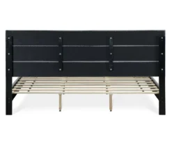 Gray Hudson King Upholstered Linen Fabric Bed -Home Furniture 810513494 17