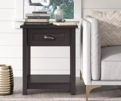 Baily Black Nightstand -Home Furniture 810513516 3