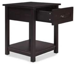 Baily Black Nightstand -Home Furniture 810513516 5