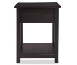 Baily Black Nightstand -Home Furniture 810513516 8