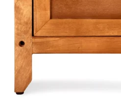 Alcott Light Brown Side Table With Drawer -Home Furniture 810513518 10