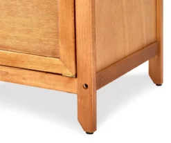 Alcott Light Brown Side Table With Drawer -Home Furniture 810513518 11