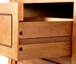 Alcott Light Brown Side Table With Drawer -Home Furniture 810513518 7