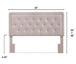 Mauve Amery Upholstered Queen Headboard 21 Mauve Amery Upholstered Queen Headboard -Home Furniture 810513524 4