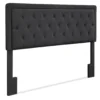 Charcoal Gray Amery Upholstered King Headboard -Home Furniture 810513527 2